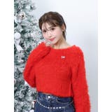 レッド | モコモコニットTOP | EATME