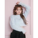 ブルー | モコモコニットTOP | EATME