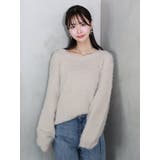 ベージュ | フワフワフェザーチュニック | EATME