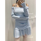 ギャザーニットワンピース | EATME | 詳細画像37 