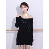 ギャザーニットワンピース | EATME | 詳細画像9 