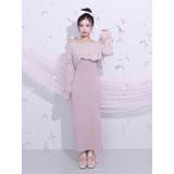 ピンク | レイヤードニットワンピース | EATME