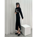 フーディーロゴニットワンピース | EATME | 詳細画像25