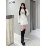 フーディーロゴニットワンピース | EATME | 詳細画像28