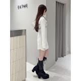 フーディーロゴニットワンピース | EATME | 詳細画像29