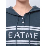フーディーロゴニットワンピース | EATME | 詳細画像35