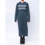 フーディーロゴニットワンピース | EATME | 詳細画像40