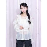 アイボリー | フリルシアーブラウス | EATME
