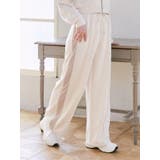 バイカラーラインパンツ（セットアップ可能） | EATME | 詳細画像1 