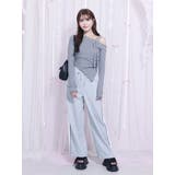 バイカラーラインパンツ（セットアップ可能） | EATME | 詳細画像23 