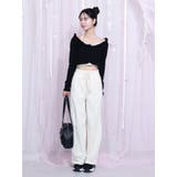 バイカラーラインパンツ（セットアップ可能） | EATME | 詳細画像7 