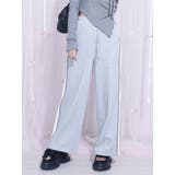 グレー | バイカラーラインパンツ（セットアップ可能） | EATME