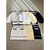 バイカラーストーンニットスカート（セットアップ可能） | EATME | 詳細画像26 