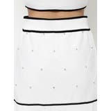 バイカラーストーンニットスカート（セットアップ可能） | EATME | 詳細画像31 