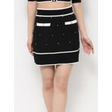 バイカラーストーンニットスカート（セットアップ可能） | EATME | 詳細画像40 