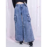 カットアウトデニムカーゴパンツ | EATME | 詳細画像2 