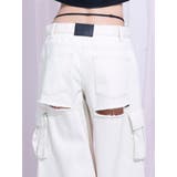 カットアウトデニムカーゴパンツ | EATME | 詳細画像7 