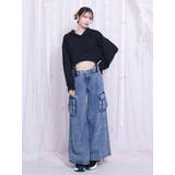 カットアウトデニムカーゴパンツ | EATME | 詳細画像8 