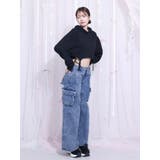 カットアウトデニムカーゴパンツ | EATME | 詳細画像9 