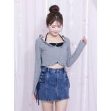 サイドレースアップデニムスカート | EATME | 詳細画像10 