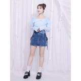 サイドレースアップデニムスカート | EATME | 詳細画像14 