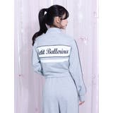 バイカラーラインジップスウェット（セットアップ可能） | EATME | 詳細画像19 