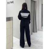 バイカラーラインジップスウェット（セットアップ可能） | EATME | 詳細画像38 