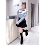 バイカラーラインジップスウェット（セットアップ可能） | EATME | 詳細画像7 