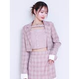 ピンク | レイヤードデザインジャケット（セットアップ可能） | EATME