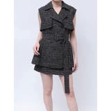 ツイードプリーツベスト&スカートSet | EATME | 詳細画像39