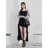 ラッフルアシンメトリーワンピース | EATME | 詳細画像45