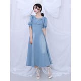 アイスブルー | ダブルベルトデザインデニムワンピース | EATME