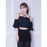 バルーンスリーブオフショルダーブラウス | EATME | 詳細画像17