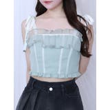 グリーン | ショルダーリボンベアビスチェ | EATME