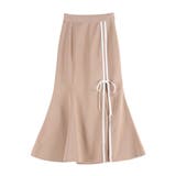 ベージュ | ダブルラインマーメイドスカート(セットアップ可能) | EATME