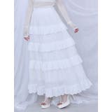 ラッフルティアードロングスカート | EATME | 詳細画像2