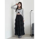 ラッフルティアードロングスカート | EATME | 詳細画像22