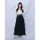 ラッフルティアードロングスカート | EATME | 詳細画像7