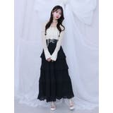 ラッフルティアードロングスカート | EATME | 詳細画像9