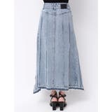 FRONTスリットロングデニムスカート | EATME | 詳細画像16 