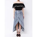 FRONTスリットロングデニムスカート | EATME | 詳細画像21 