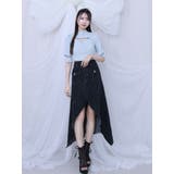 FRONTスリットロングデニムスカート | EATME | 詳細画像9 