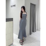 サイドレースアップマーメイドキャミワンピース | EATME | 詳細画像4