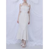 アイボリー | サイドレースアップマーメイドキャミワンピース | EATME