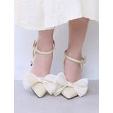 イエロー | リボンミュールパンプス | EATME