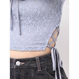 サイドレースアップクロップドTOP | EATME | 詳細画像32