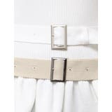 ダブルベルトオフショルニットワンピース | EATME | 詳細画像50