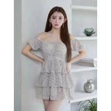 ミニフラワープリントオフショルワンピース | EATME | 詳細画像24