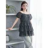 ミニフラワープリントオフショルワンピース | EATME | 詳細画像34