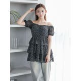 ミニフラワープリントオフショルワンピース | EATME | 詳細画像35